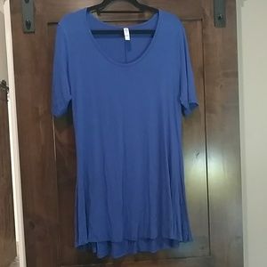 Blue LuLaRoe Perfect Tee